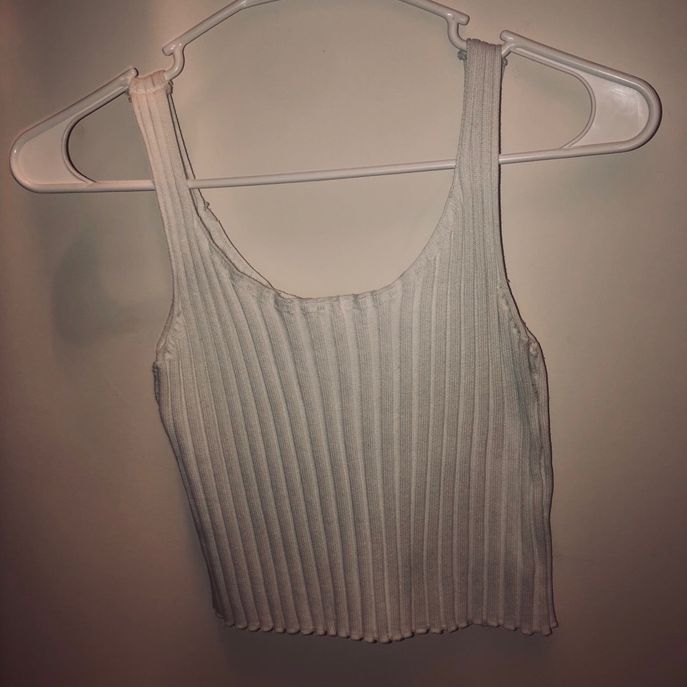 White Crop tip size small